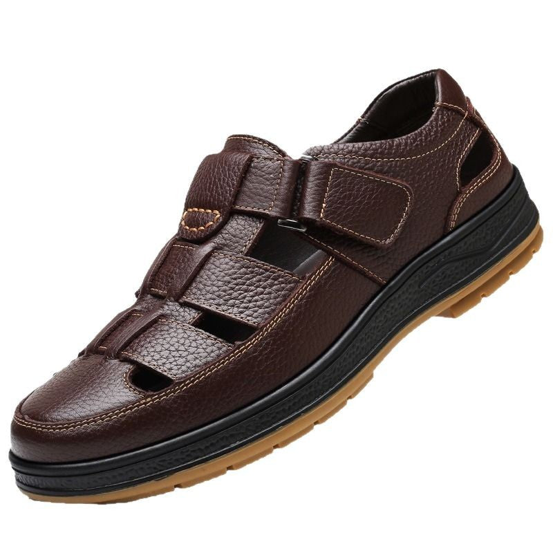 mens leather sandals