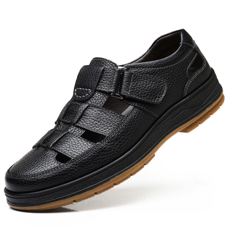 mens leather sandals