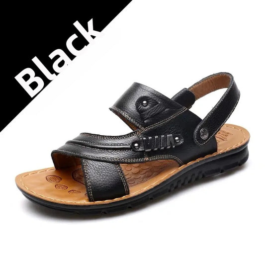 mens leather sandals