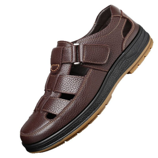 mens leather sandals