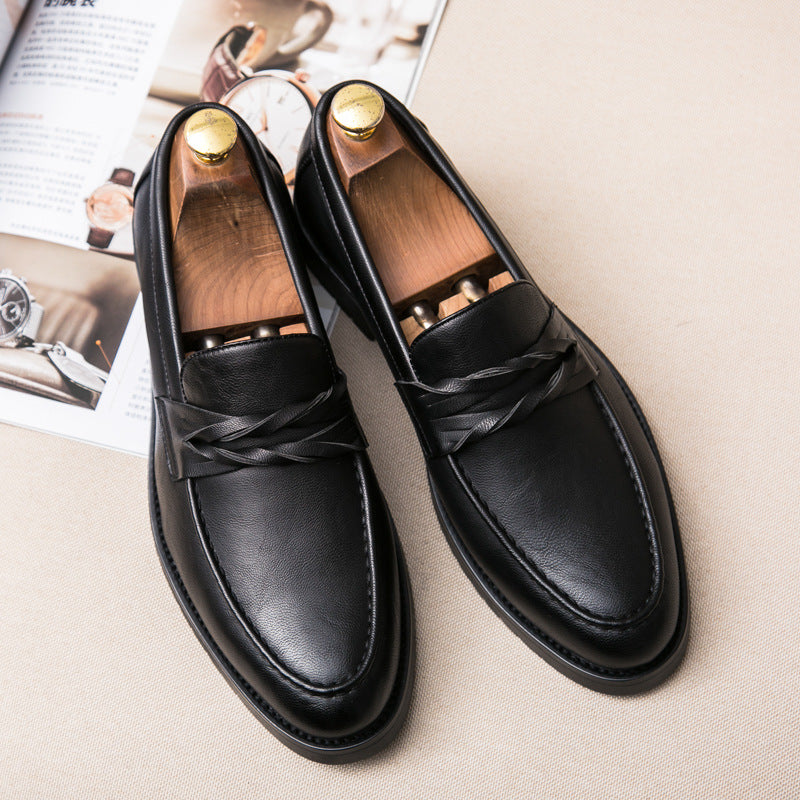 Mens Leather Slip-On Shoes