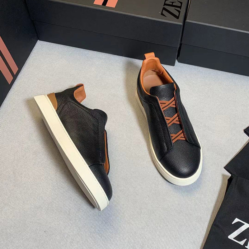 Mens Leather Sneakers