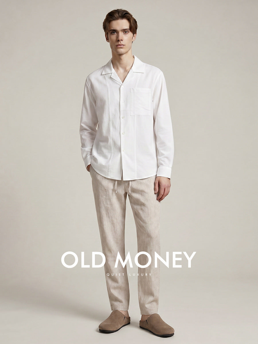 Mens Linen Casual Pants