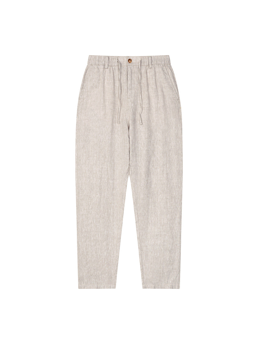 Mens Linen Casual Pants