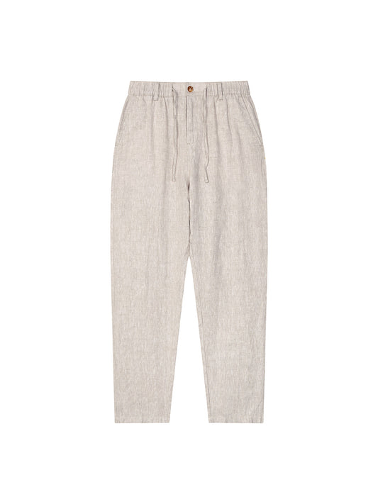 Mens Linen Casual Pants