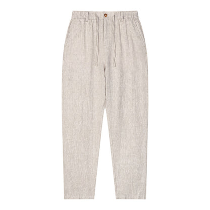 Mens Linen Casual Pants
