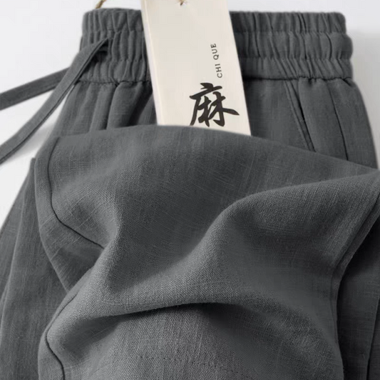 Mens Linen Casual Pants