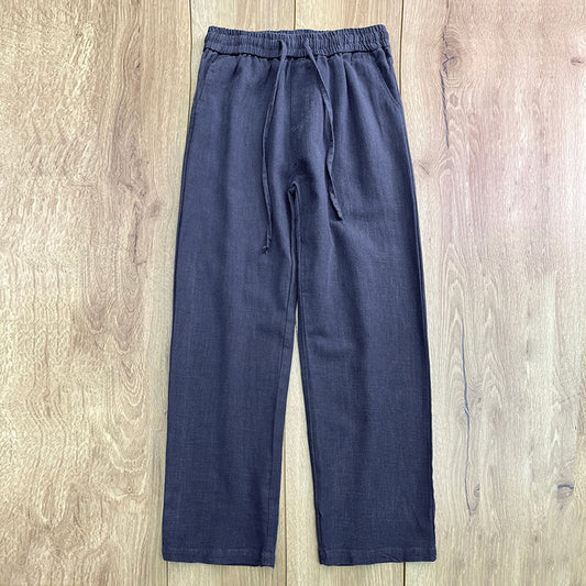 Mens Linen Casual Pants