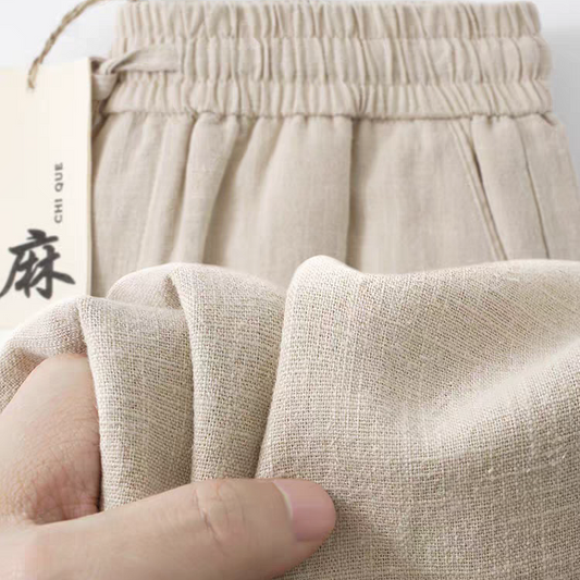 Mens Linen Casual Pants