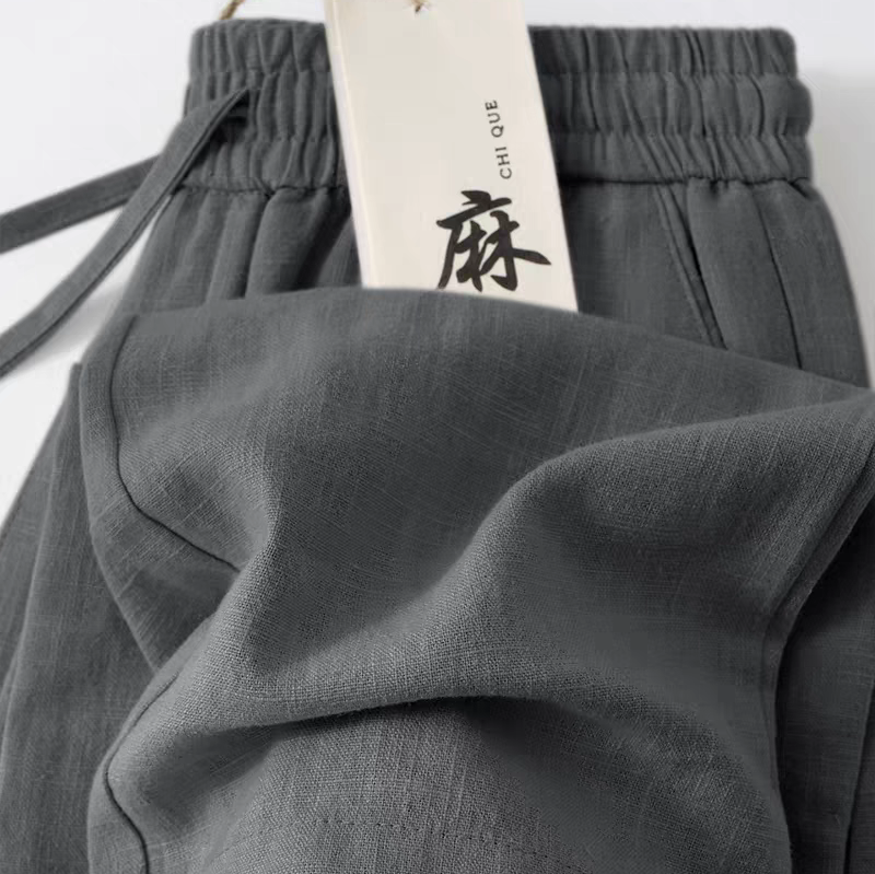 Mens Linen Casual Pants