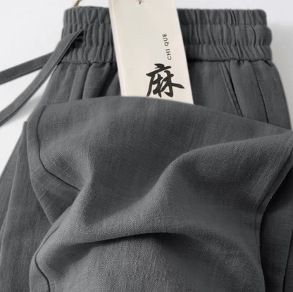 Mens Linen Casual Pants