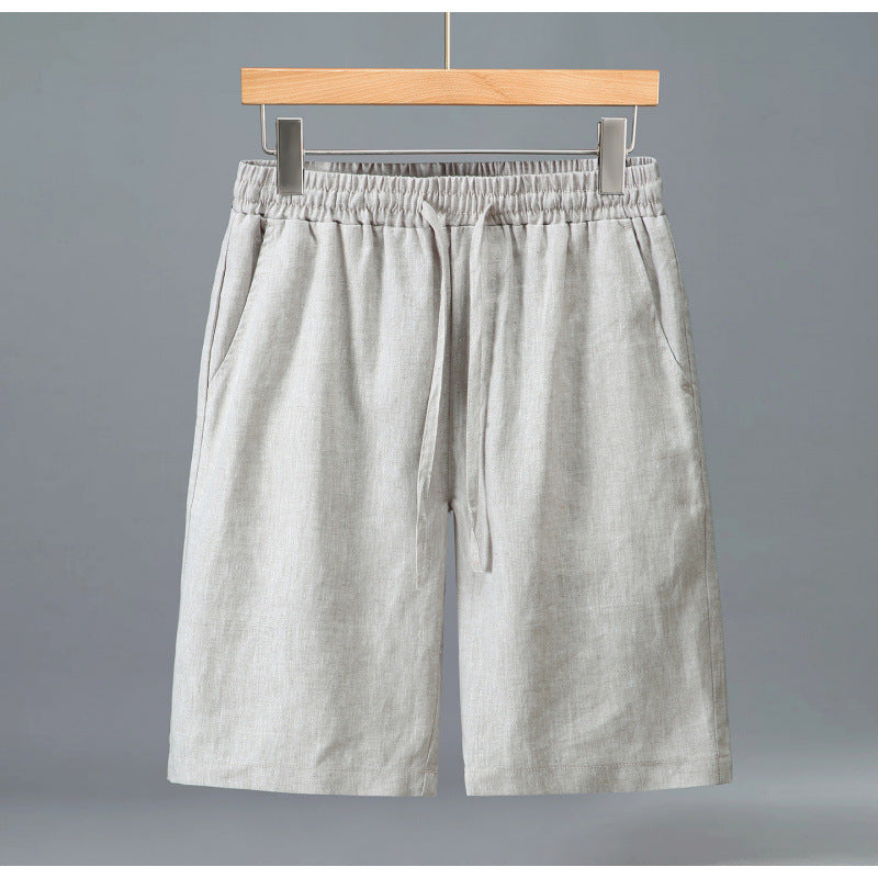 Mens Linen Casual Shorts