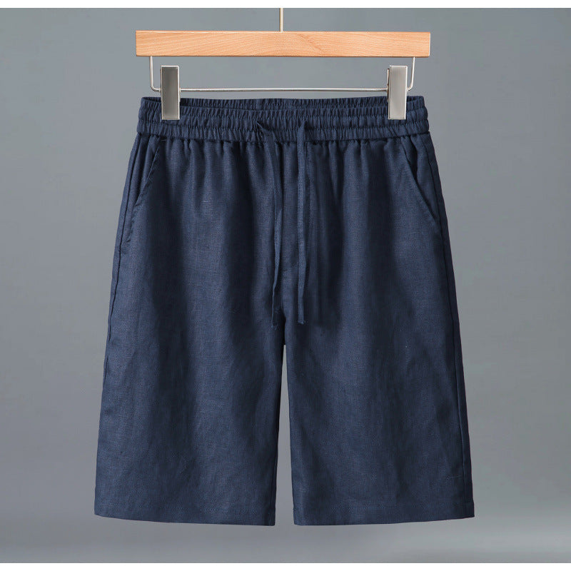Mens Linen Casual Shorts