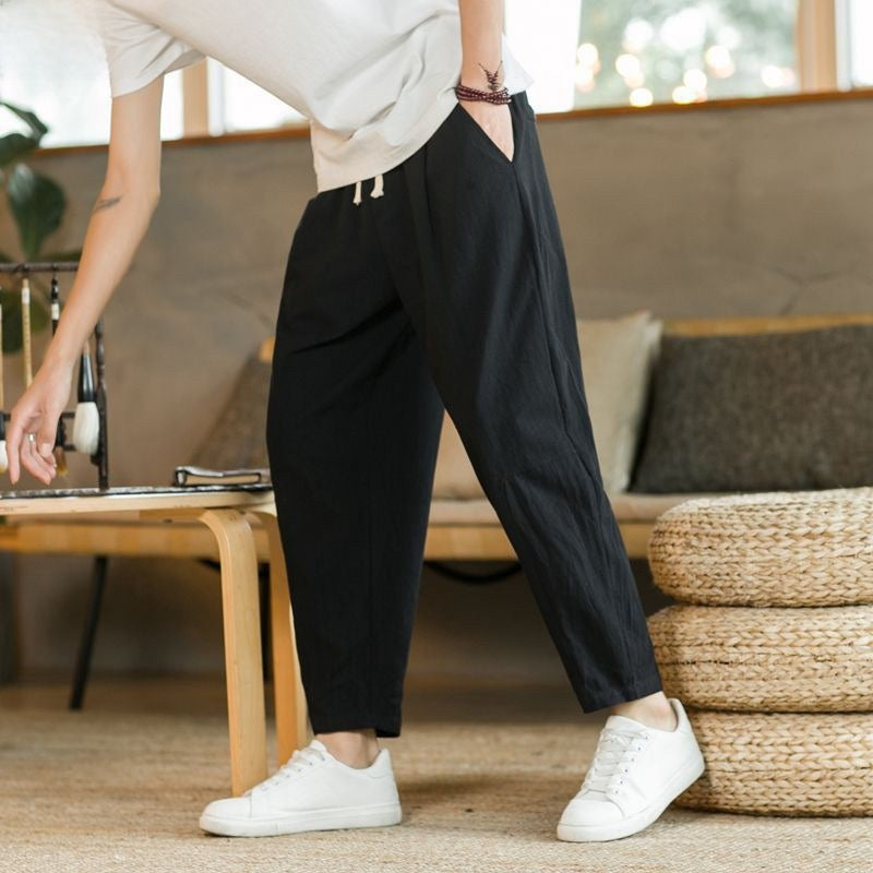 mens linen pants