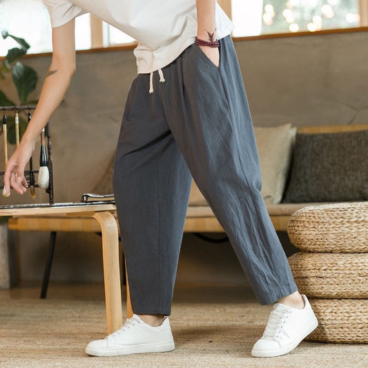 mens linen pants