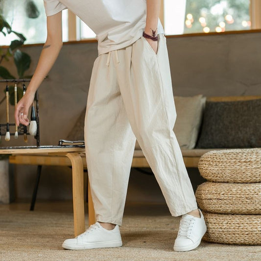 mens linen pants