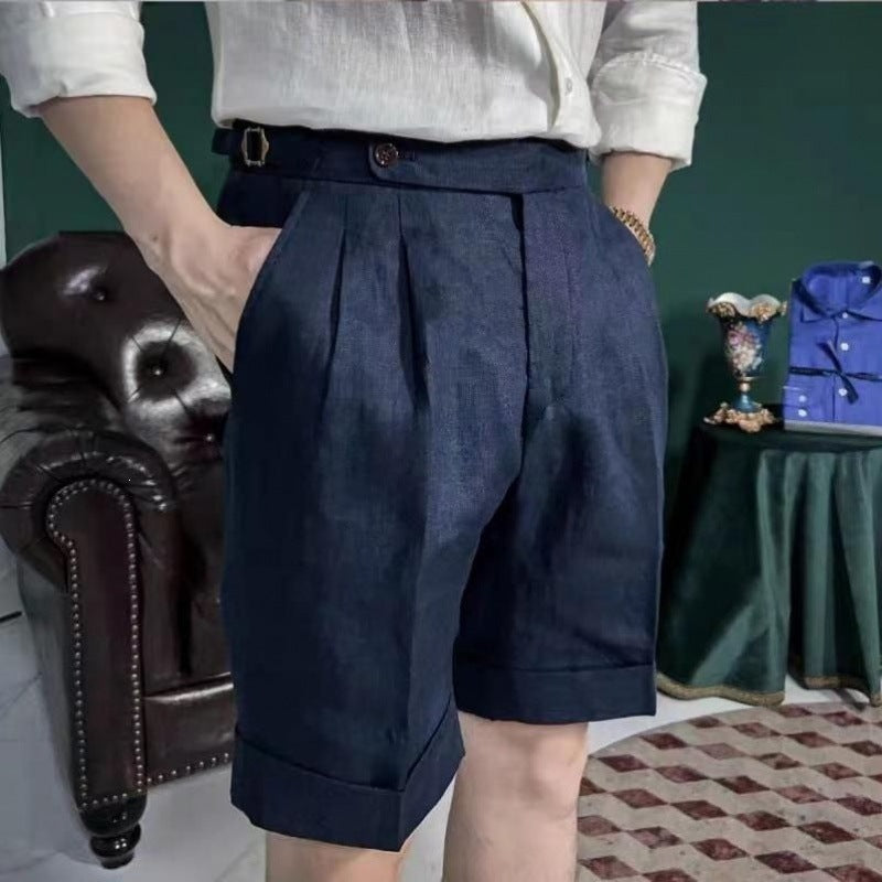 Mens Linen Summer Shorts