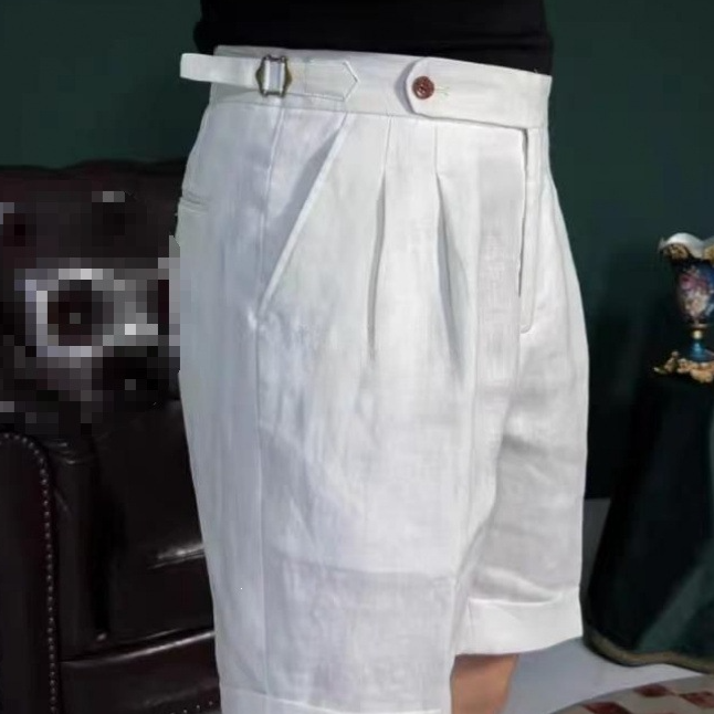 Mens Linen Summer Shorts