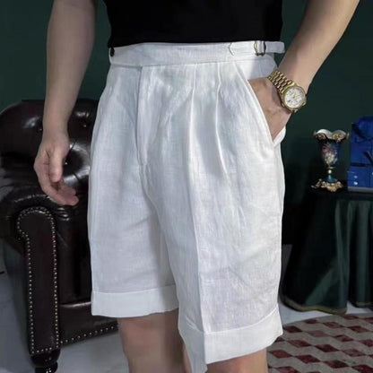 Mens Linen Summer Shorts