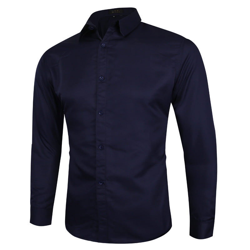 Mens Long Sleeve Business Casual Shirt