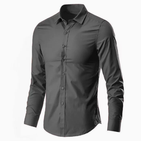 Mens Long Sleeve Business Casual Shirt