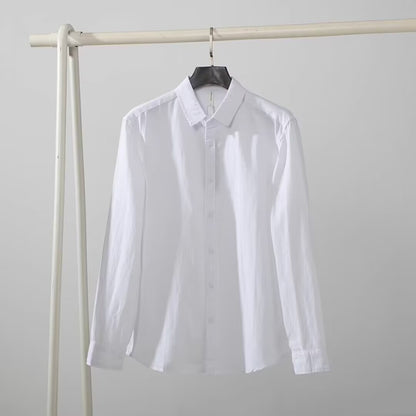 Mens Long Sleeve Cardigan Shirt