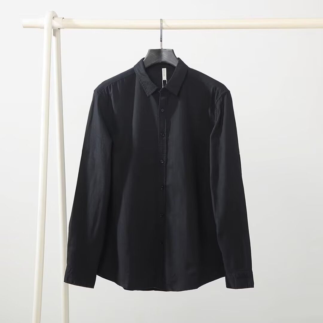 Mens Long Sleeve Cardigan Shirt