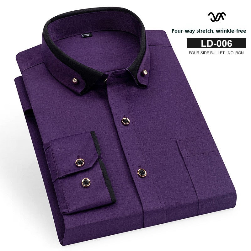 Mens Long Sleeve Casual Shirt