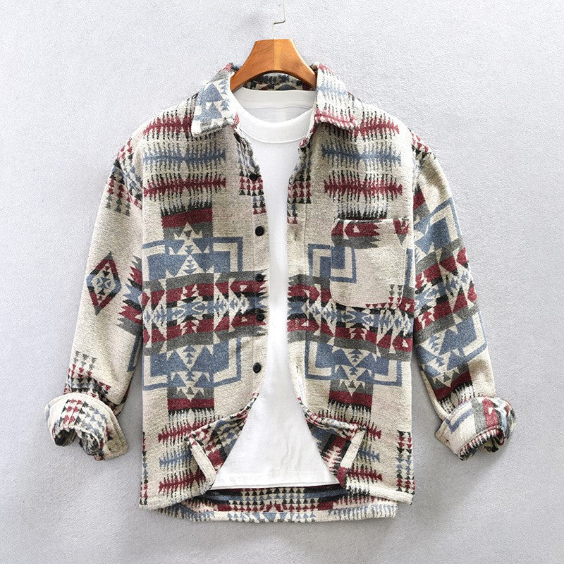 Mens Long Sleeve Casual Shirt