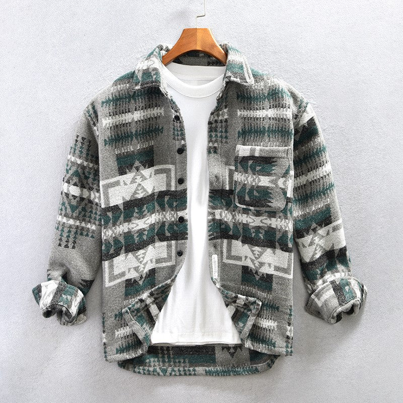 Mens Long Sleeve Casual Shirt