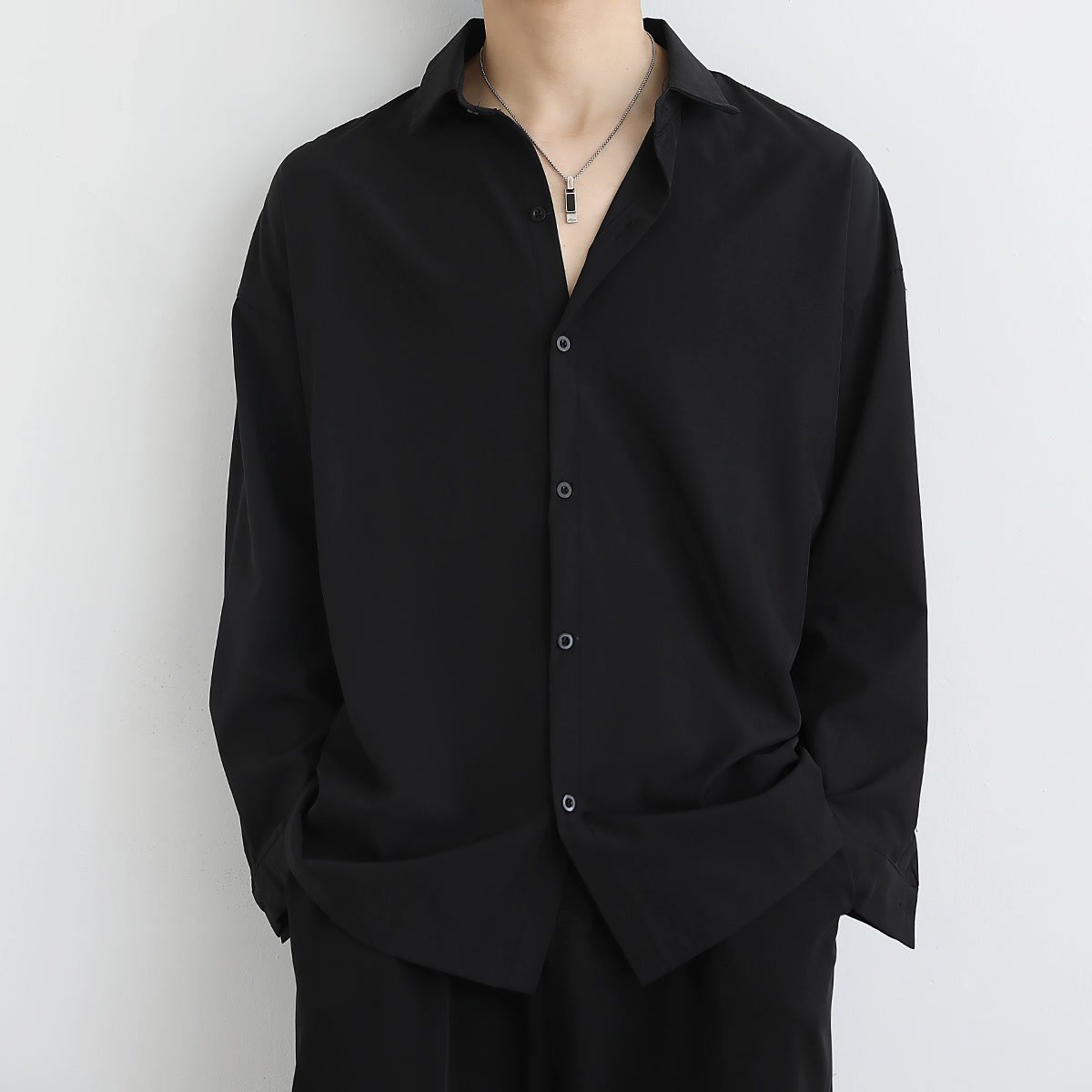 Mens Long Sleeve Casual Shirt