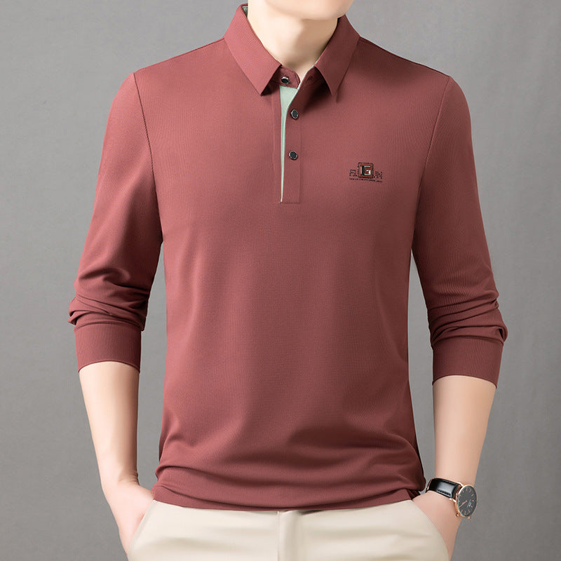 Mens Long Sleeve Casual T-Shirt
