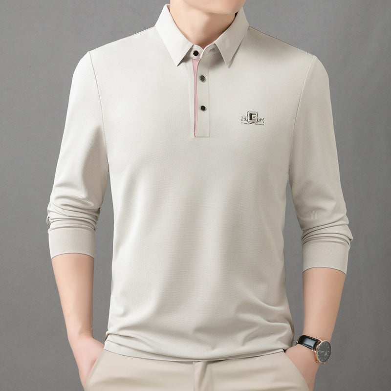 Mens Long Sleeve Casual T-Shirt