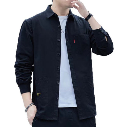 Mens Long Sleeve Cotton Shirt