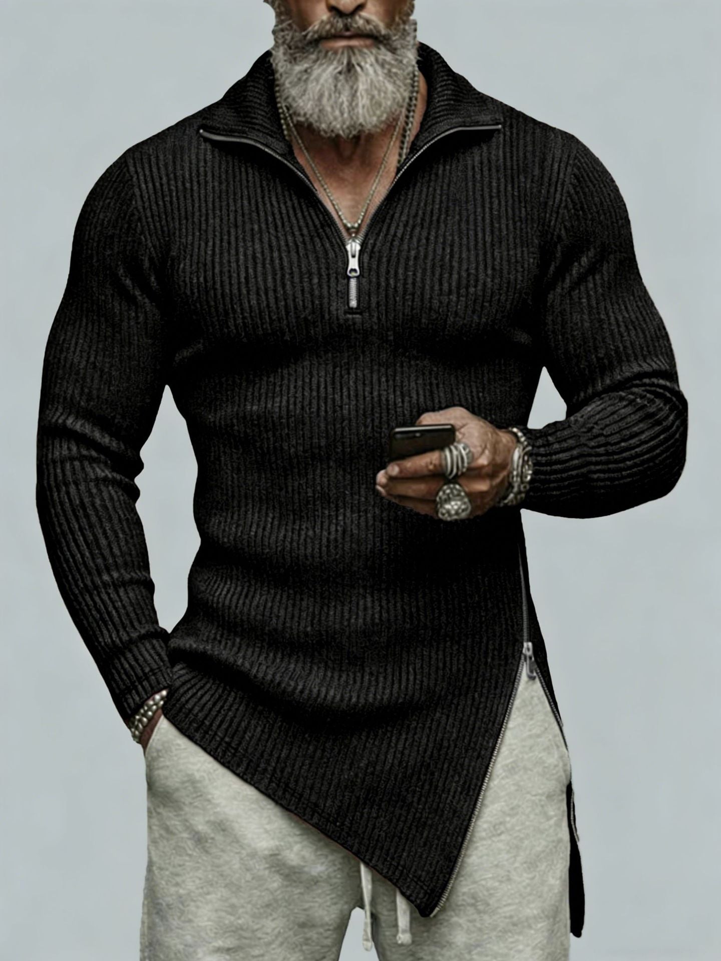 Mens Long Sleeve Fitness T-Shirt