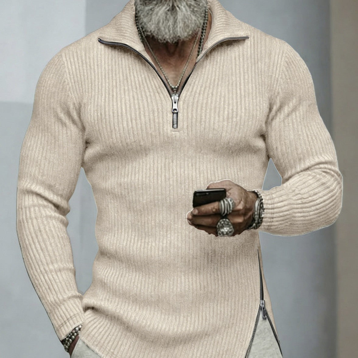 Mens Long Sleeve Fitness T-Shirt
