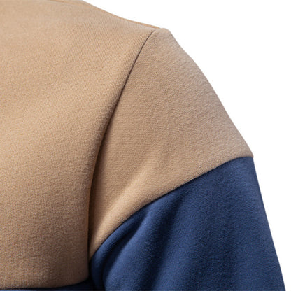 Mens Long Sleeve Polo Collar Sweater