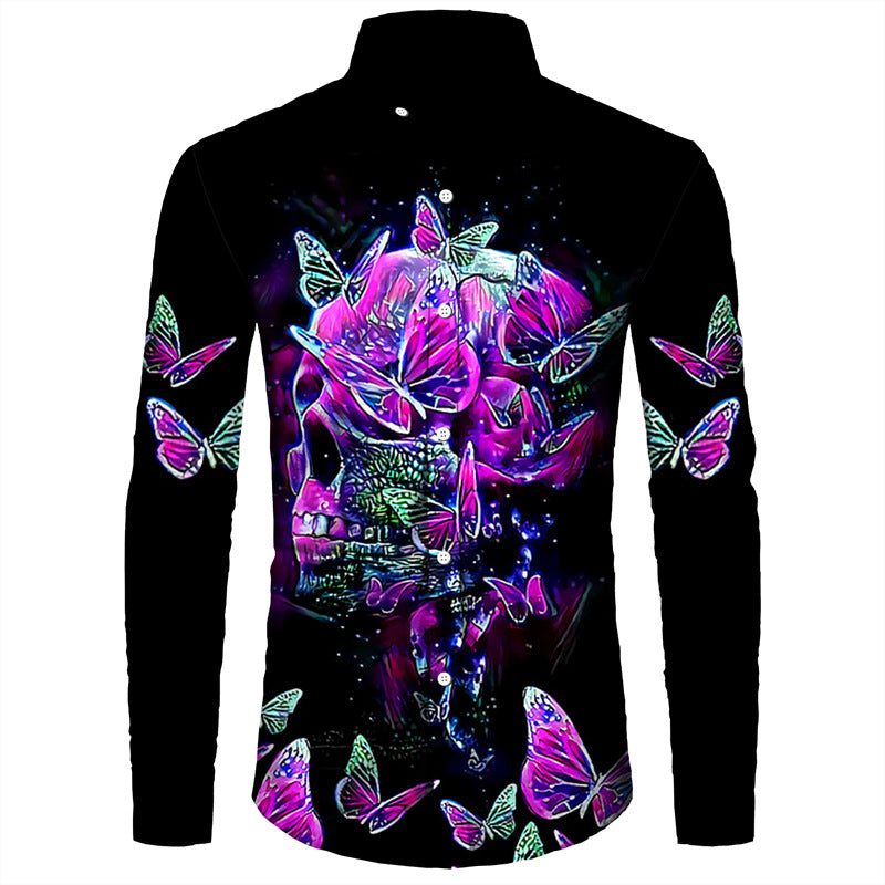 Mens Long Sleeve Shirt Top
