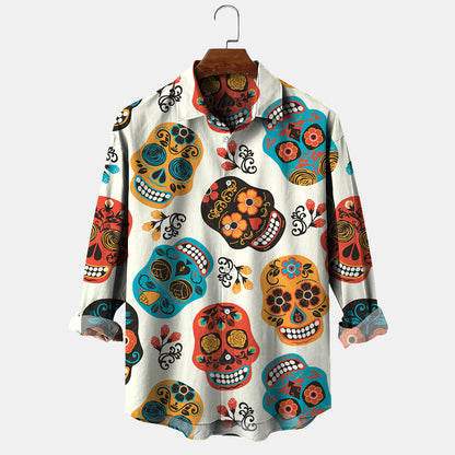 Mens Long Sleeve Shirt Top