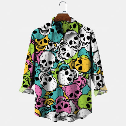 Mens Long Sleeve Shirt Top