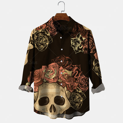 Mens Long Sleeve Shirt Top