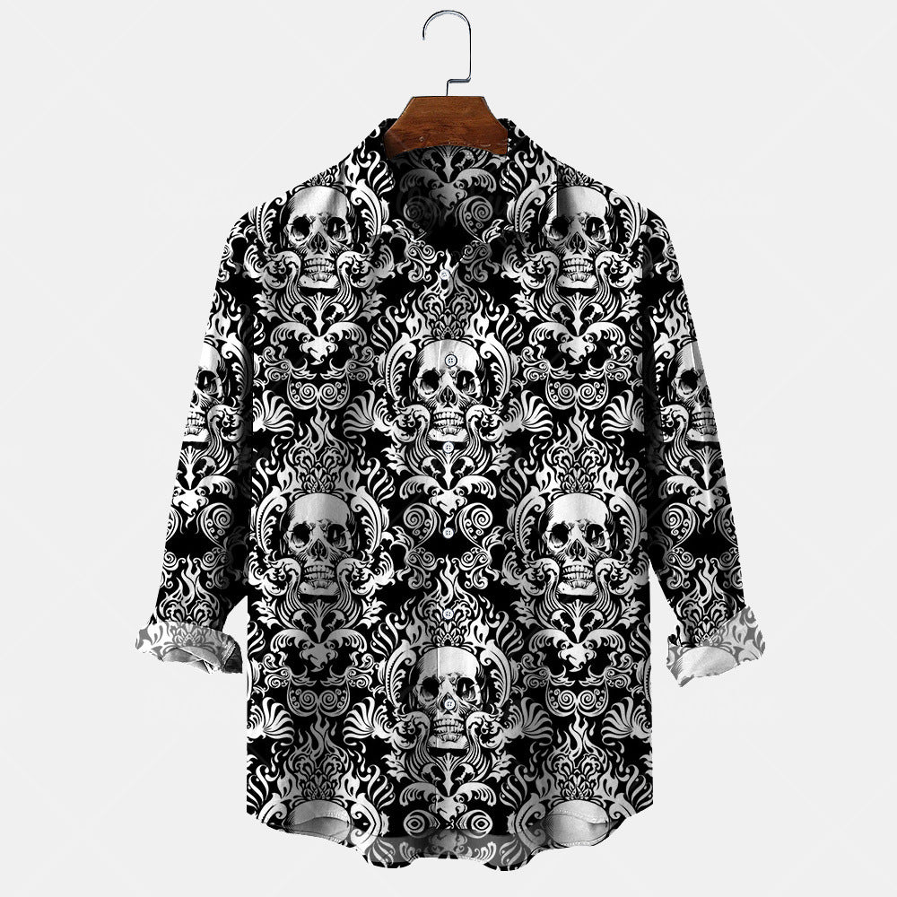 Mens Long Sleeve Shirt Top