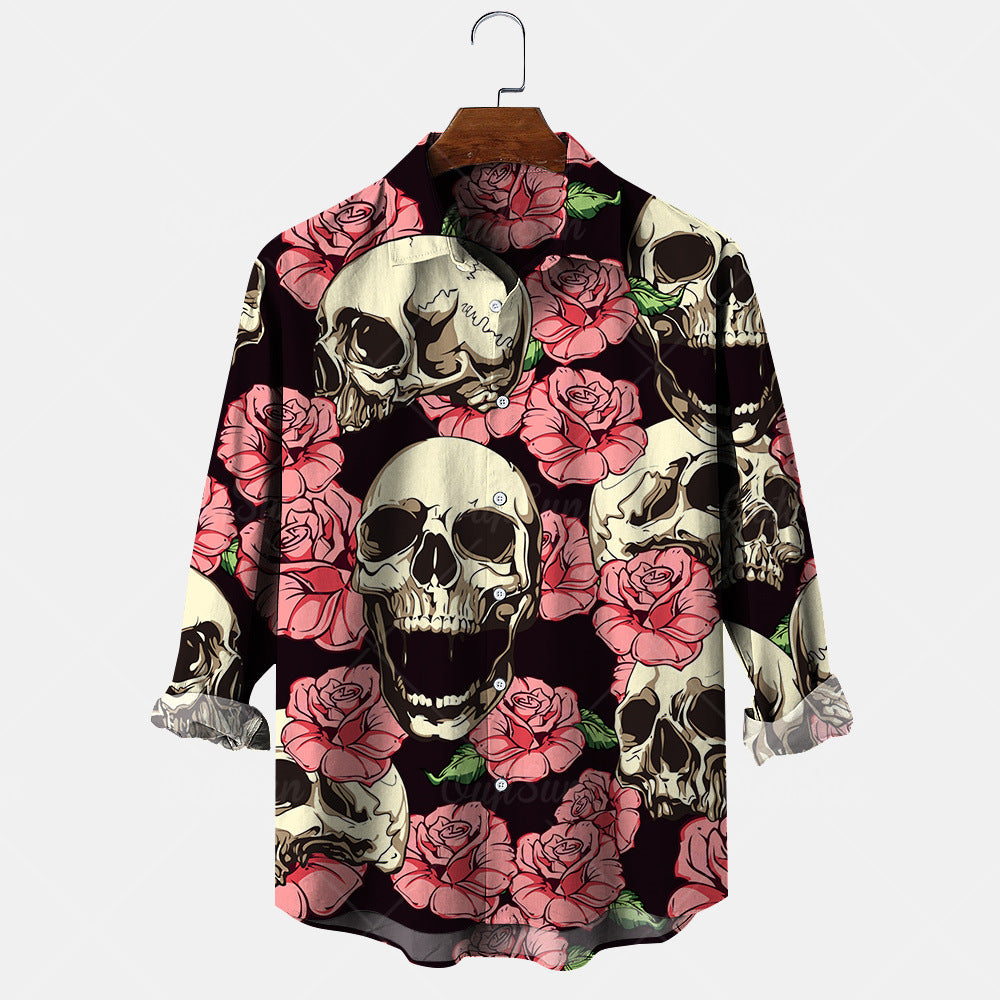 Mens Long Sleeve Shirt Top