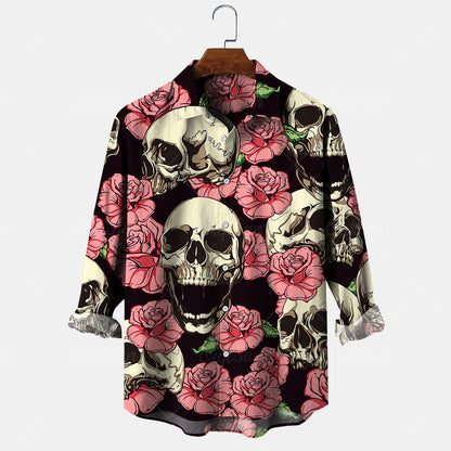 Mens Long Sleeve Shirt Top