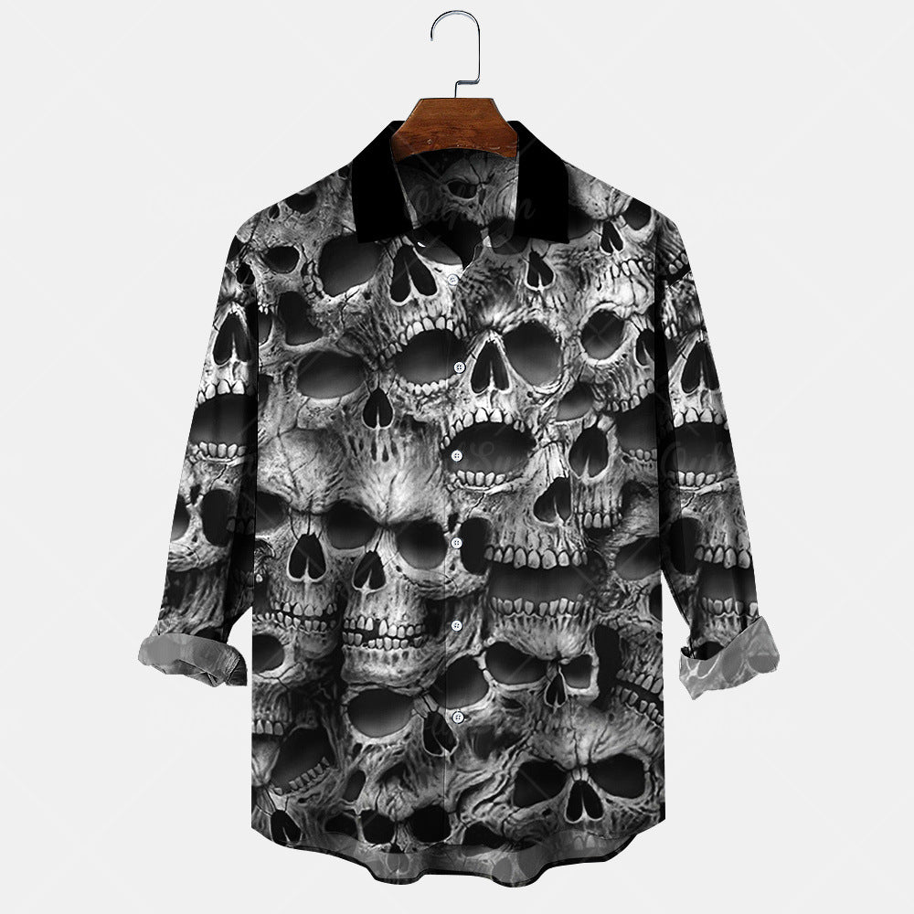Mens Long Sleeve Shirt Top