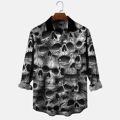 Mens Long Sleeve Shirt Top