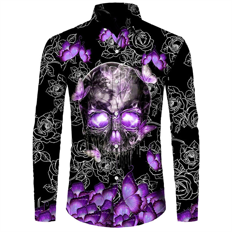 Mens Long Sleeve Shirt Top
