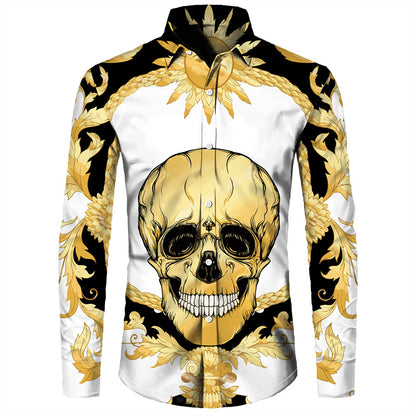 Mens Long Sleeve Shirt Top