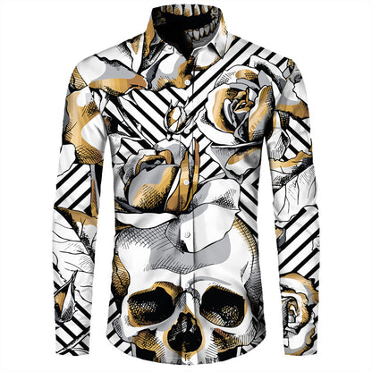 Mens Long Sleeve Shirt Top
