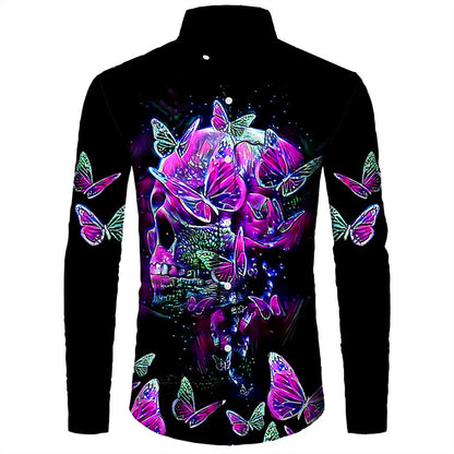 Mens Long Sleeve Shirt Top